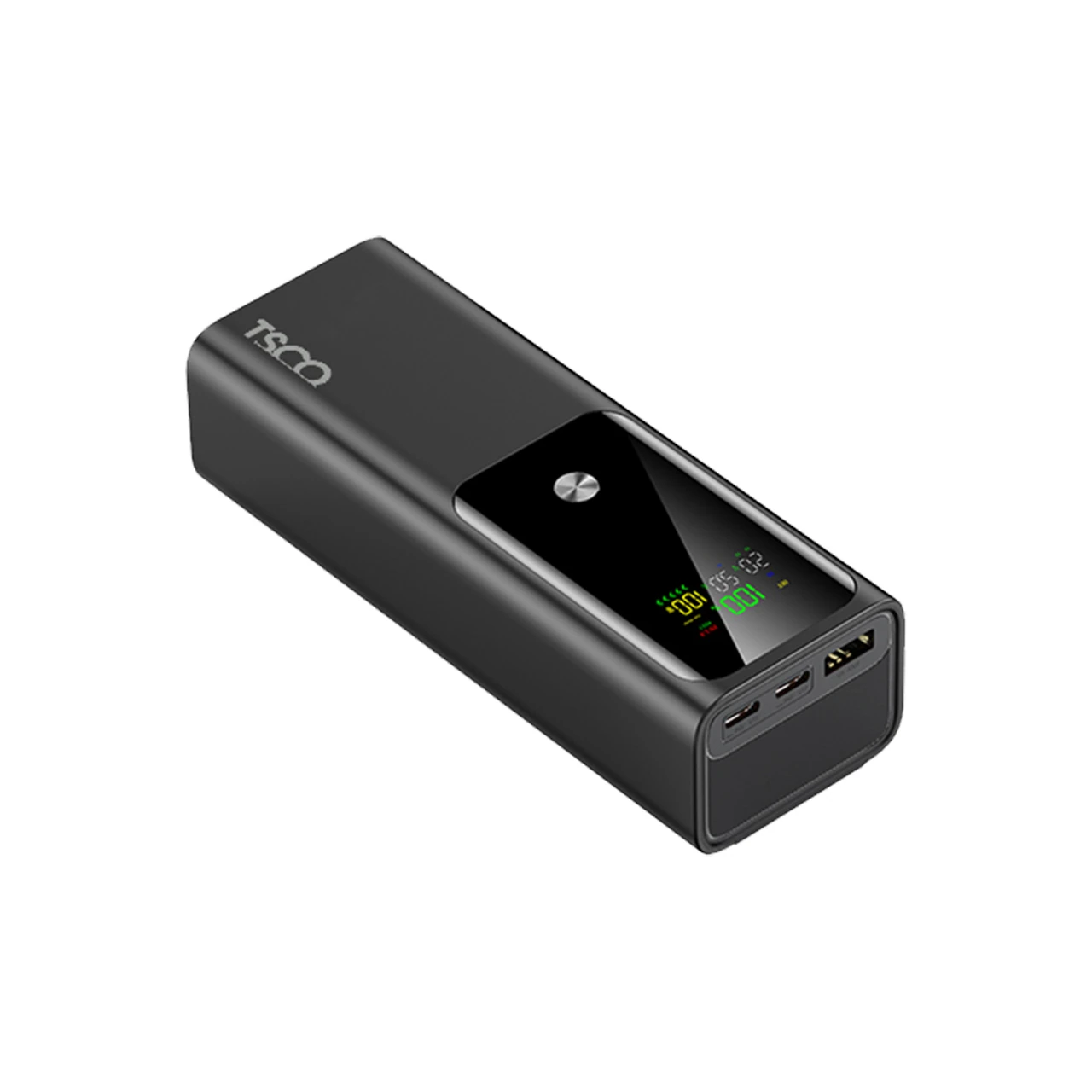 پاوربانک فست شارژ TSCO 20000mAh مدل TP 2004 100W - مشکی (گارانتی 12 ماهه TSCO)